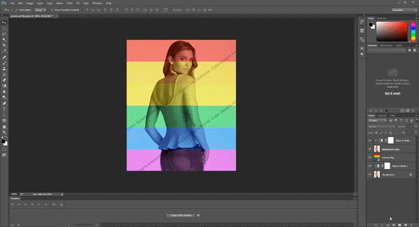 fix contrast on photoshop