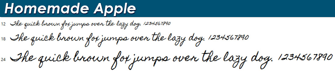 handwriting fonts on mac