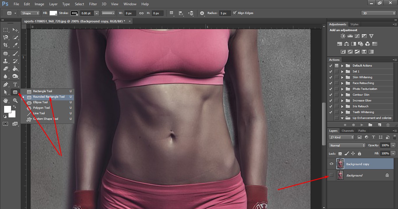 How To Photoshop Abs Make Or Add Six Pack On Yourself Or Others - transparent 6 pack abs light roblox