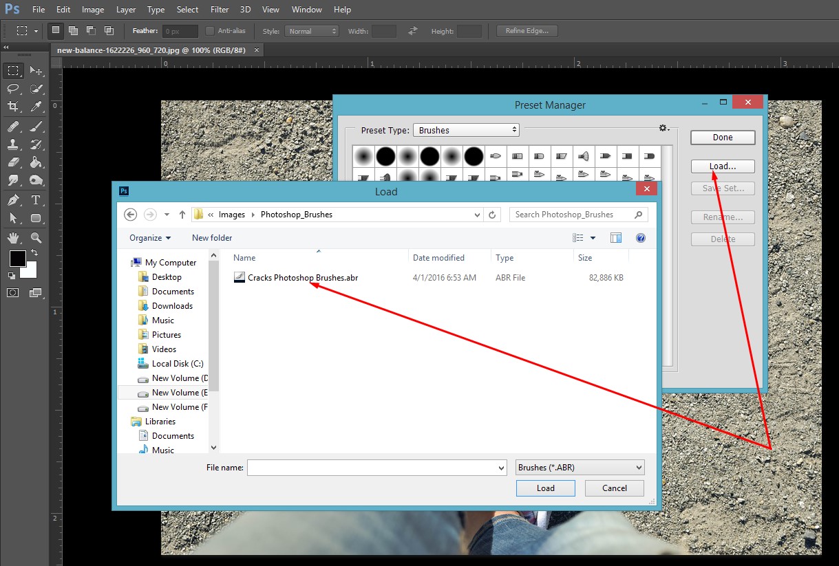 how to install a brush in photoshop how to install a brush in photoshop