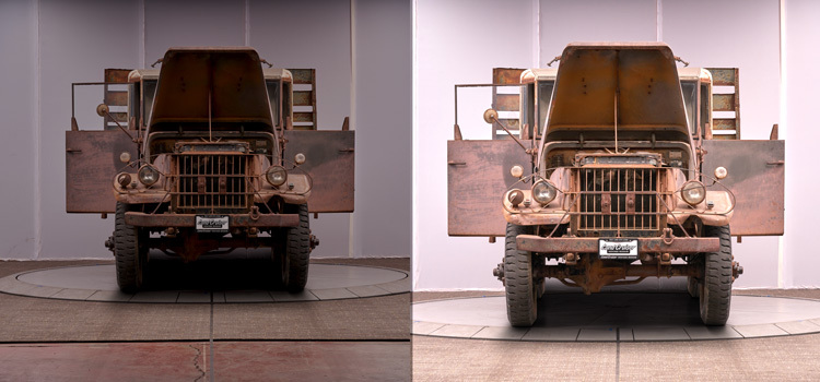 Exposure correction for car image car-color-correction