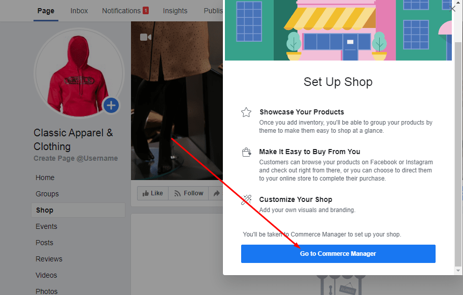 setting up facebook shop setting up facebook shop