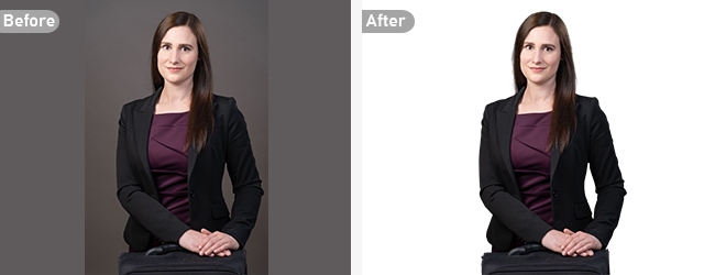 4 Photo Background Removal Service with Simple Shapes